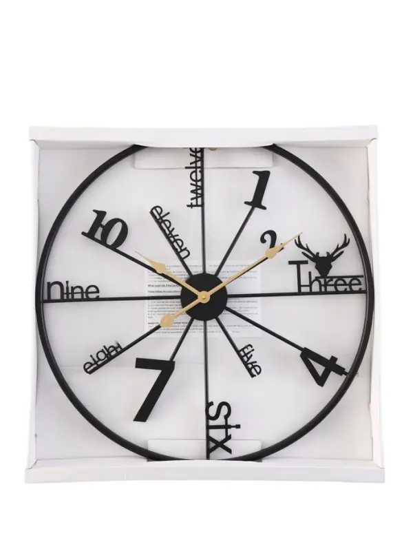 Часы настенные интерьерные &laquo;Рединг&raquo;, серия: Лофт, металл, бесшумные, плавный ход, d=59 см, от батарейки 1&times;АА