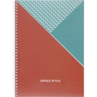 Бизнес-тетрадь А4,96л,обл.карт,греб,кл,Attache Economy,Office Style,бежевая