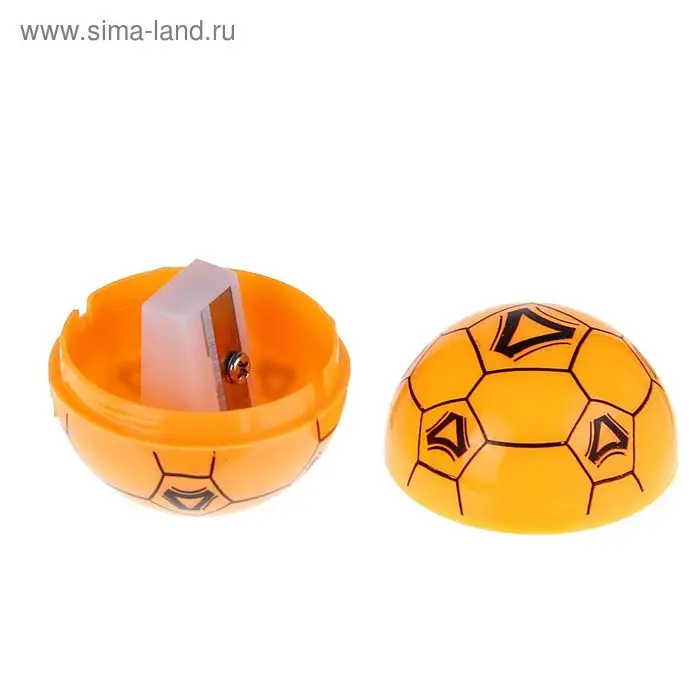 Точилка с контейнером «Мяч», МИКС Точилка с контейнером «Мяч», МИКС