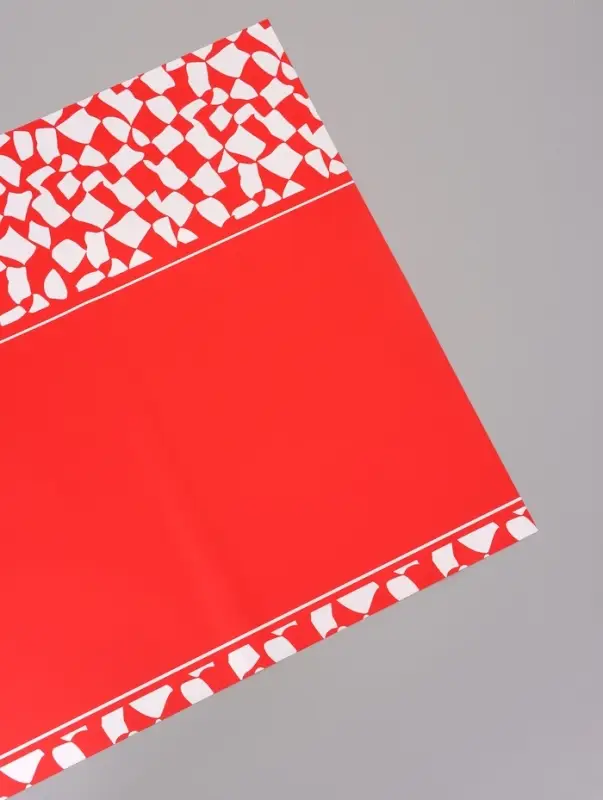 Пленка флористическая для цветов, красная, 57&times;57 см