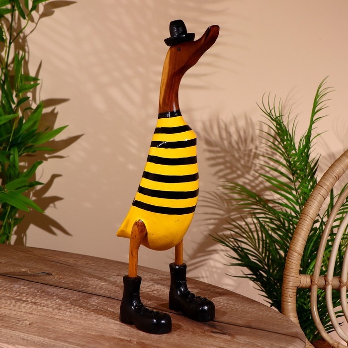 Сувенир "Утка-пчёлка" дерево 45 см