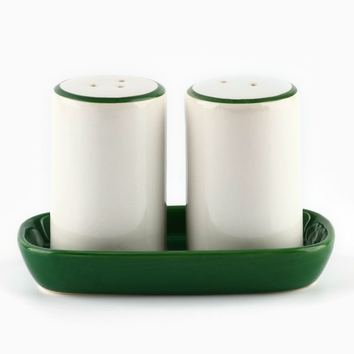 Новый год! Набор для специй керамический «Новогодний олень», 12х6.5х7 см, цвет белый Новый год! Набор для специй керамический «Новогодний олень», 12х6.5х7 см, цвет белый