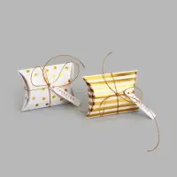 Коробки - подушки подарочные, 6 штук, 9&times;6.5&times;2.5 см