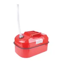 Канистра топливная металлическая горизонтальная 20 Л (красная) AVS HJM-20