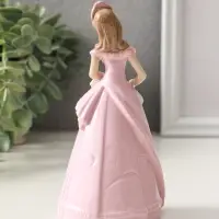 Фигурка керамика &laquo;Леди в розовом платье с сумочкой&raquo;, 6.6&times;7.5&times;14.8 см