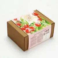 Гифтбокс с чаем, конфетами и еждневником "С 8 марта"