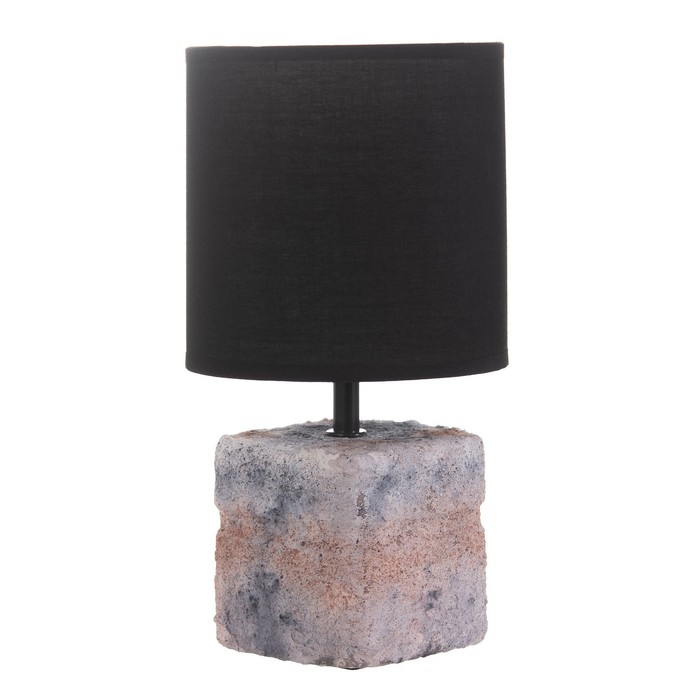 Настольная лампа Настольная лампа "Камила" Е14 40Вт коричневый черный 15х15х33см RISALUX