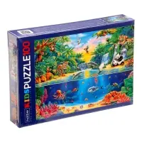 Пазл 100 эл. "Путешествие в тропики" 230Х165мм 100ПЗ5_34991