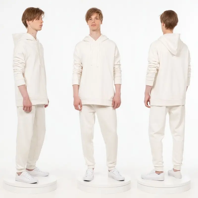 Худи унисекс H2, молочно-белое, размер XS/S Худи унисекс H2, молочно-белое, размер XS/S