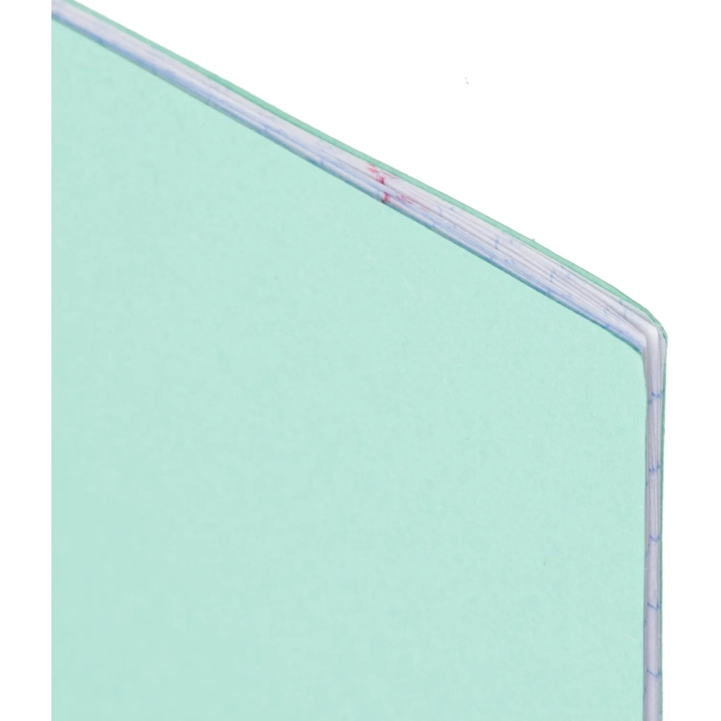 Тетрадь  в зеленом офсете 12л., клетка, штука, внутр.блок 100% белизна