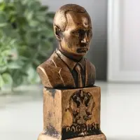 Бюст &laquo;Путин В.В.&raquo;, фигурка гипс, 12&times;5.5&times;4.5 см