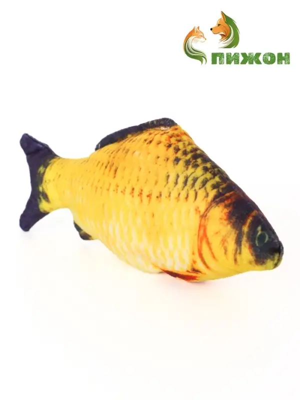 Игрушка &laquo;Рыба моей мечты!&raquo; с кошачьей мятой, карась, 20 см