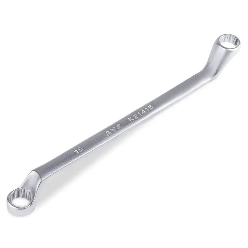Ключ гаечный накидной изогнутый (14х15 мм) AVS K21415