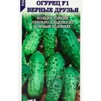 Семена Огурец &laquo;Верные друзья&raquo;, F1, раннеспелый, 0.15 г, &laquo;Золотая сотка Алтая&raquo; селекция Manul