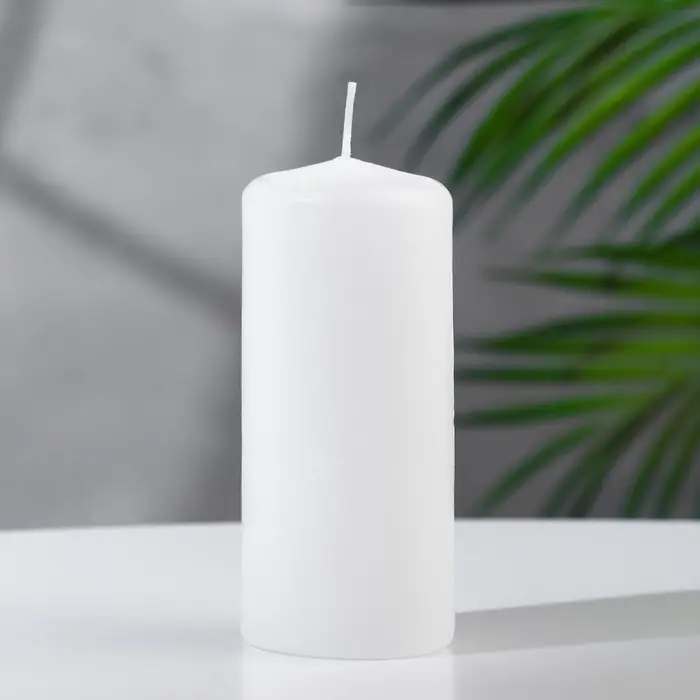 Свеча - цилиндр, 5&times;11.5 см, 25 ч, 175 г, белая
