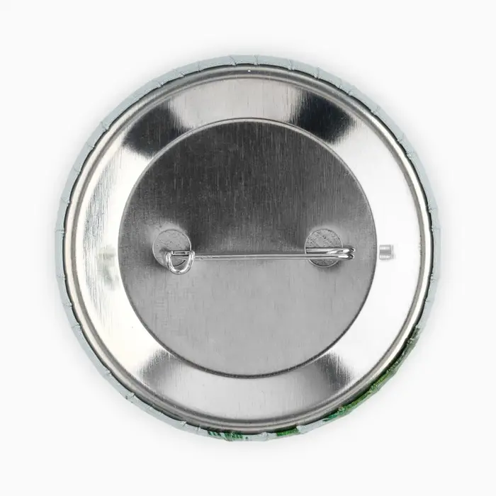 Значок новогодний закатной «Новый год: Новогодний снегирь», d = 5,6 см.