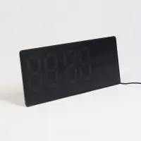 Часы электронные настенные, 36.2&times;15.5 см, красные цифры