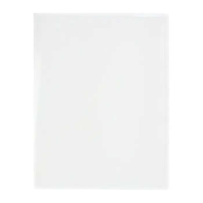 Папка с зажимом А4, 500 мкм, корешок 15 мм, Calligrata, до 100 листов, белая