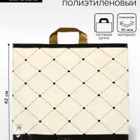 Пакет &laquo;Перфекто Шик&raquo;, полиэтиленовый с петлевой ручкой, 46&times;42 см, 95 мкм