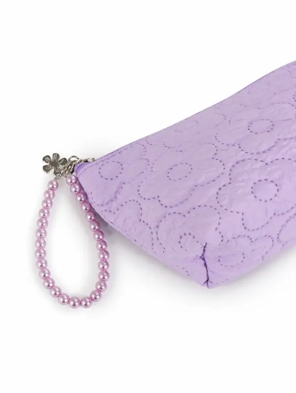 Косметичка дор Цветок 22*6*16, отд на молнии, сиреневый