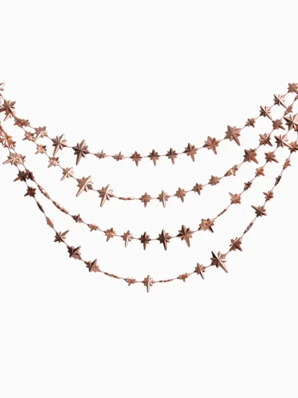 Бусы на ёлку &laquo;Комета&raquo;, длина 2.7 м, оранжевые