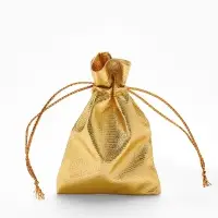 Набор мешочков подарочных 100 шт. &laquo;Лакшери&raquo; 6.5&times;5 см (+ - 1 см), цвет золотой (1145887)