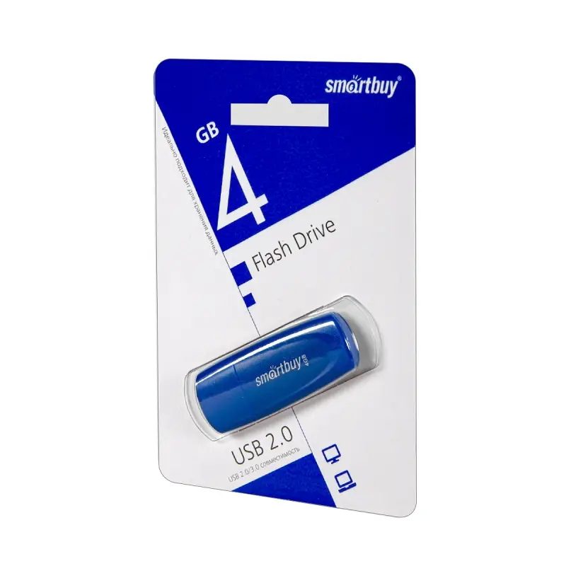 USB накопитель 4 GB Smart Buy Scout Blue USB накопитель 4 GB Smart Buy Scout Blue