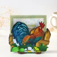 Салфетница  пасхальная "Петушок", 10,5х13,5х5 см