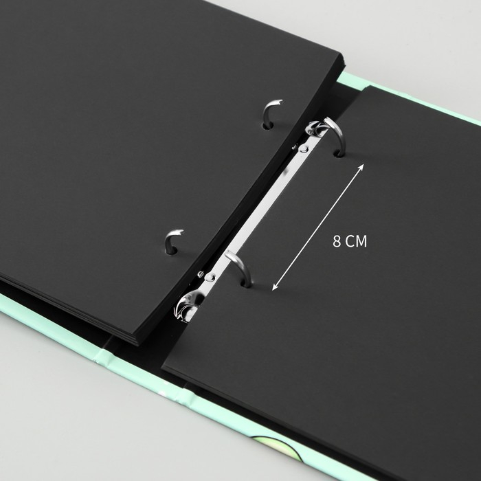 Фотоальбом 25 листов (уголки+кольца)  Фотоальбом 25 листов (уголки+кольца) "Авокадо" 27х19 см