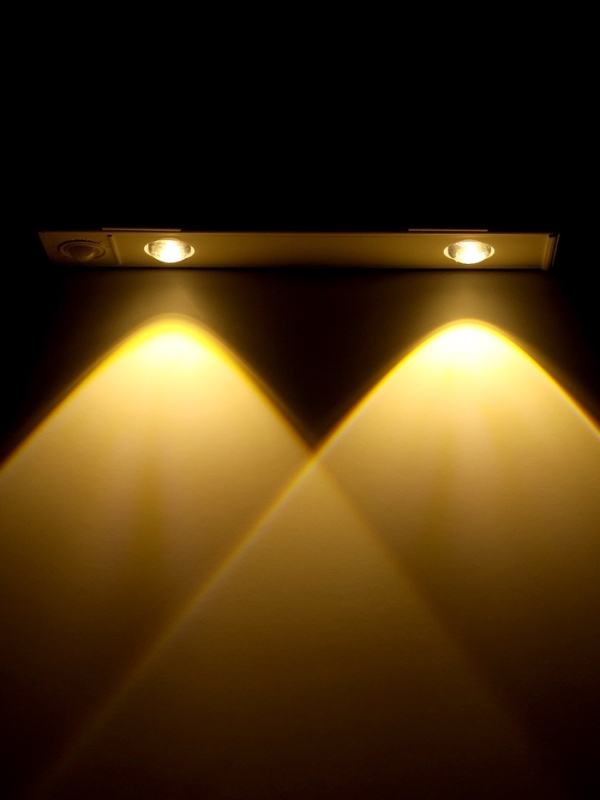 Светильник светодиодный с датчиком движения, 1Вт, от аккум. батареи, 20 см, 3000К-6500К Светильник светодиодный с датчиком движения, 1Вт, от аккум. батареи, 20 см, 3000К-6500К