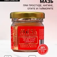Мазь при простуде, ангине, отите и гайморите &laquo;Святая Рука&raquo;, 30 мл