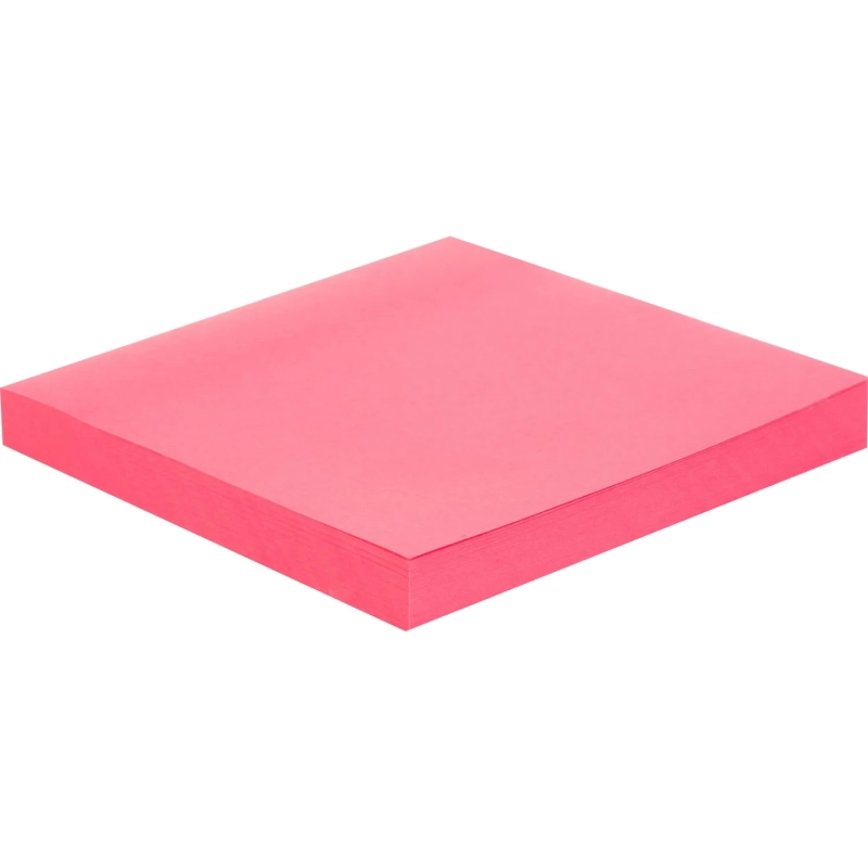 Стикеры с клеев. краем 76х76, неон, пурпур.  100л