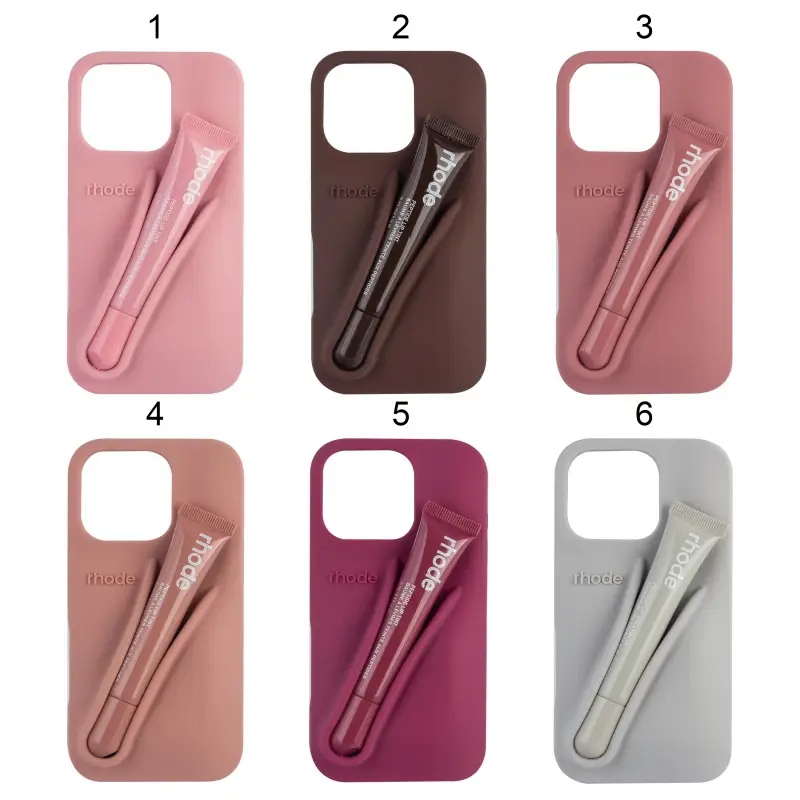 Чехол для iPhone 15 Pro Rhode с блеском для губ