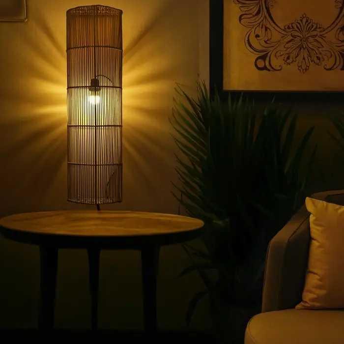 Светильник настенный из ротанга «Айша», 2×120 Вт, Е27, 23×15×80 см Светильник настенный из ротанга «Айша», 2×120 Вт, Е27, 23×15×80 см