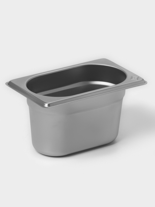 Гастроемкость 1/9x100 мм, 176x108x100 мм, толщина 0,8 мм Гастроемкость 1/9x100 мм, 176x108x100 мм, толщина 0,8 мм