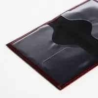 Обложка для паспорта, цвет бордовый Обложка для паспорта, цвет бордовый