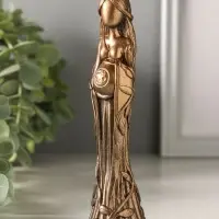 Статуэтка "Луна" 15х4х4см, бронза винтаж