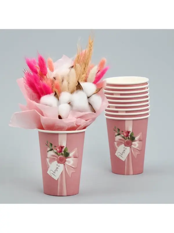 Стакан для цветов «Бант», 350 мл Стакан для цветов «Бант», 350 мл