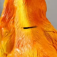 Копилка для денег «Кокер с мячом», гипс, 32×30×22 см Копилка для денег «Кокер с мячом», гипс, 32×30×22 см