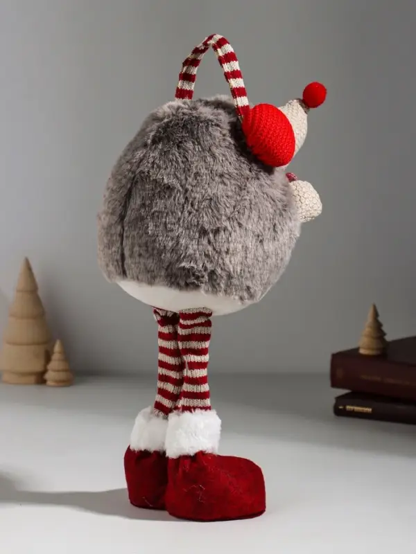 Кукла интерьерная Кукла интерьерная "Ёжик в зимних наушниках" 16х14х36 см