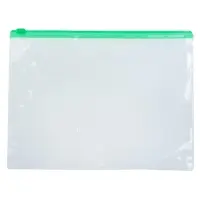 Папка-конверт на молнии формат А5 120мкр прозрачная молния МИКС 23.3&times;18 см