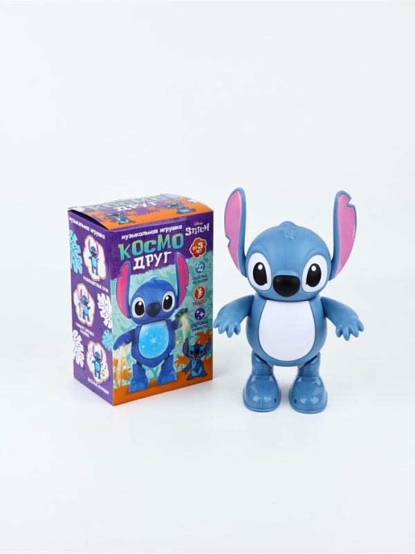 Музыкальная игрушка  Музыкальная игрушка "Космо друг" Стич, танцует, звуковые и световые эффекты