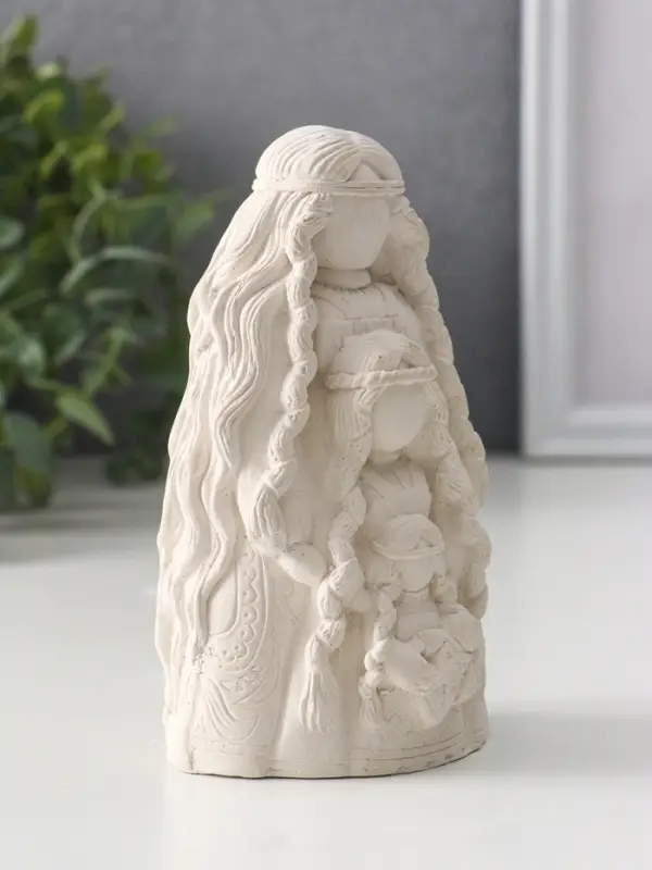 Фигура оберег «Родовница», 13×7×6 см, натуральный