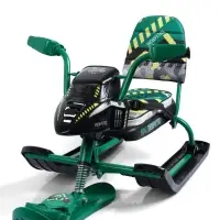 Снегокат Snowpatrol, со спинкой, зелёный, СНД2/SP3 Nika Kids