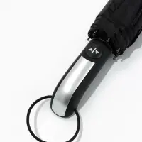 Зонт автоматический &laquo;Однотон&raquo;, 3 сложения, 10 спиц, R=50/57 см, d=100 см, чёрный