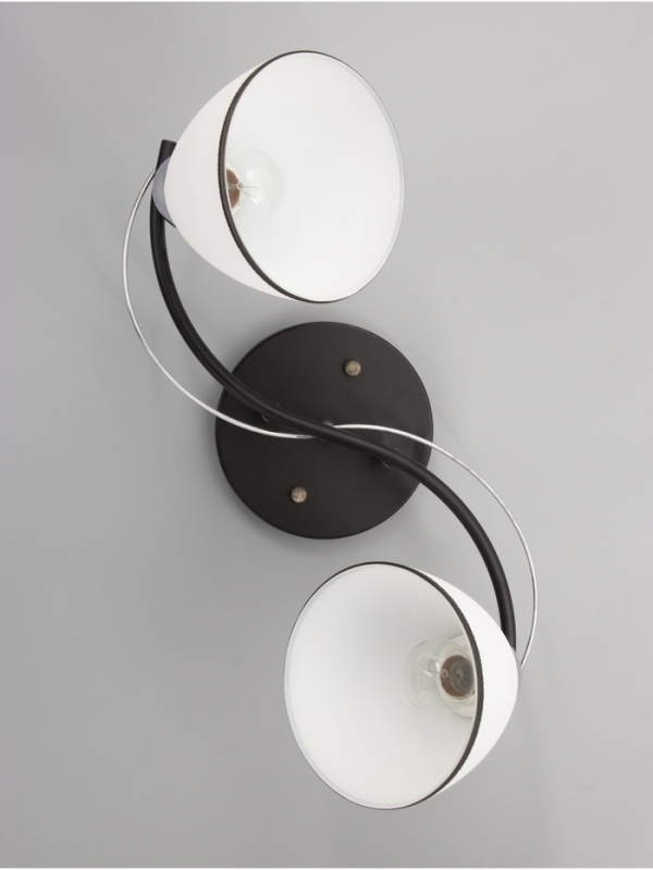 Люстра Люстра "Ирида" 2хЕ27 40Вт черно-хромовый 42х19х24 см