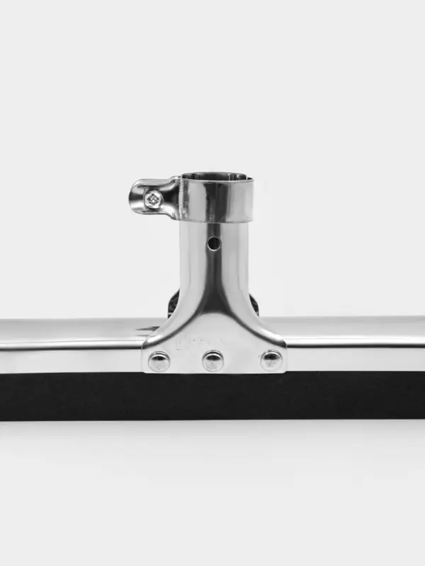 Водосгон для пола, основание нержавеющая сталь, стяжной хомут, 55 см