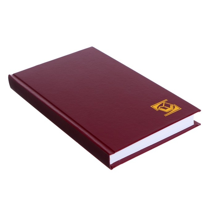 Ежедневник недатированный А5, 160 листов, обложка бумвинил, бордовый Ежедневник недатированный А5, 160 листов, обложка бумвинил, бордовый