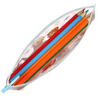 Пенал мягкий, 1 отделение, 100×210 мм, ПВХ, «Холодное сердце»