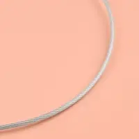 Спицы круговые, для вязания, с металлическим тросом, d=4.5 мм, 10/40 см